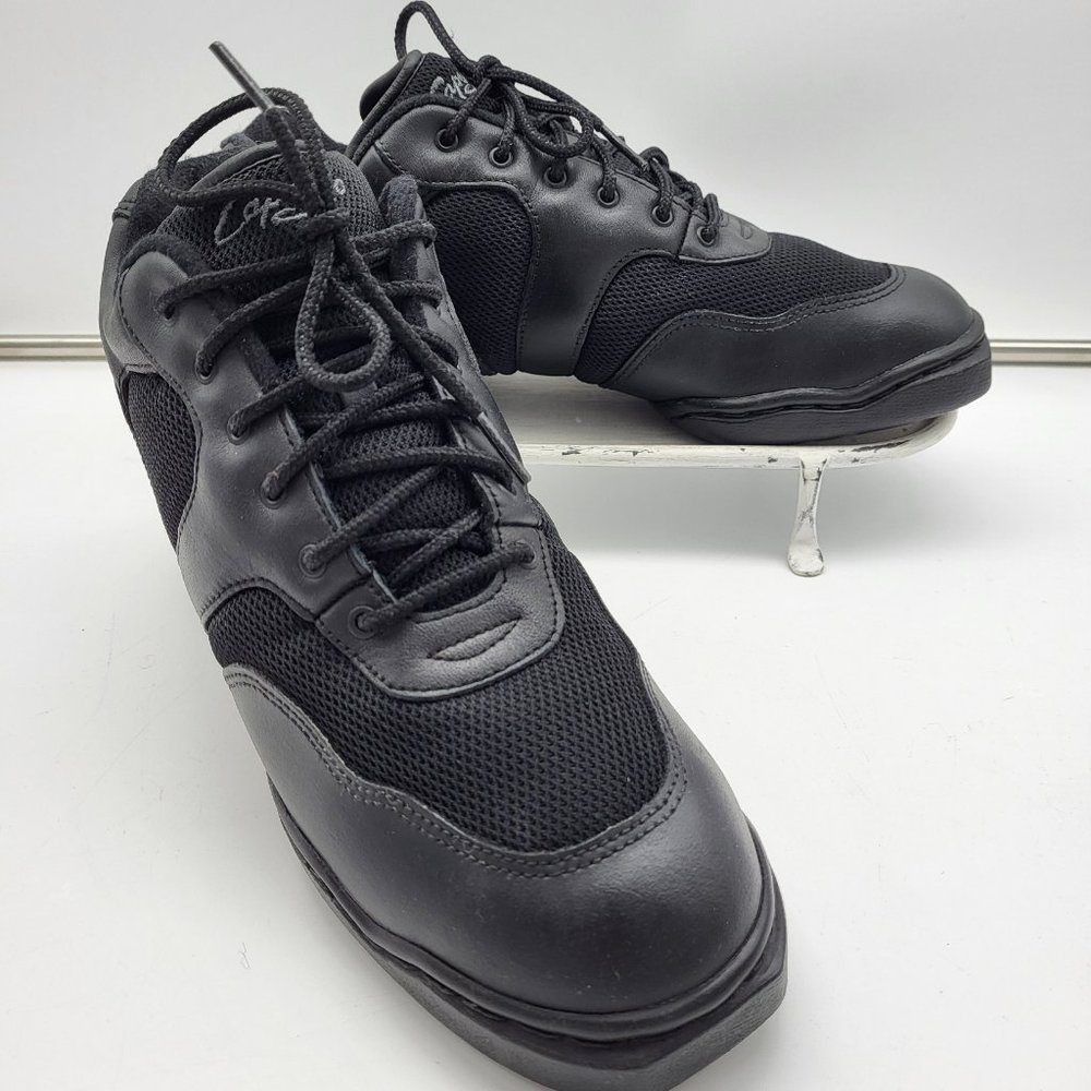 Capezio Split-sole Black Dance Sneakers Unisex 11.5 (M) 13 (W)